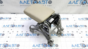 Audi A4 B9 17-19 center console armrest, beige leather, with bracket