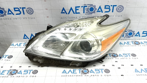 Left front headlight for Toyota Prius 30 13-15, bare, restyling, halogen, polishable