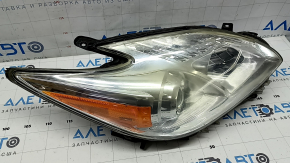 Toyota Prius 30 13-15 right front headlight, bare, restyling, halogen, polishable