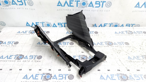 Toyota Venza 21-24 center console trim bracket, gray wood grain, XLE, scratched, needs cleaning