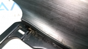 Toyota Venza 21-24 center console trim bracket, gray wood grain, XLE, scratched, needs cleaning
