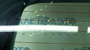 Naked trunk door with glass for Toyota Prius 30 12-15 graphite 8V1, with two glasses, scratches on the glass