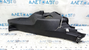 Lower right rear pillar trim for Toyota Venza 21-24, black, scratches, broken fasteners