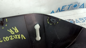 Lower right rear pillar trim for Toyota Venza 21-24, black, scratches, broken fasteners