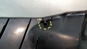 Lower left rear pillar trim for Toyota Venza 21-24, black, scratches, broken fasteners