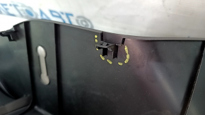 Lower left rear pillar trim for Toyota Venza 21-24, black, scratches, broken fasteners