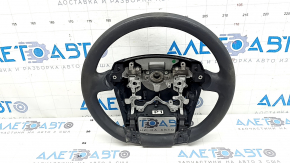 Naked steering wheel for Toyota Prius 30 10-15, black rubber, ready for cleaning