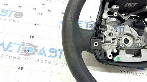 Naked steering wheel for Toyota Prius 30 10-15, black rubber, ready for cleaning