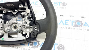 Naked steering wheel for Toyota Prius 30 10-15, black rubber, ready for cleaning