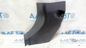 Left lower front pillar trim for Toyota Venza 21-24, black, scratches