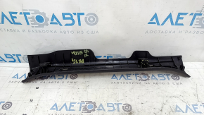 Front right door sill trim for Toyota Venza 21-24, black, chrome insert, scratches, whitened plastic, dry cleanable
