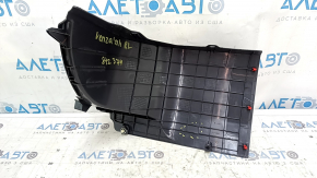 Rear left floor panel for Toyota Venza 21-24, black, scratches, whitened plastic