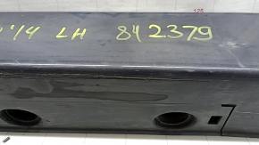 Left threshold Toyota Prius 30 10-15 graphite, body broken, dented, scratches, broken mount, broken mount, torn
