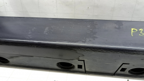 Left threshold Toyota Prius 30 10-15 graphite, body broken, dented, scratches, broken mount, broken mount, torn