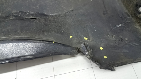 Left threshold Toyota Prius 30 10-15 graphite, body broken, dented, scratches, broken mount, broken mount, torn