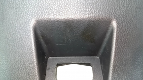 Toyota Venza 21-24 rear center console trim scratches, whitened plastic, broken guide