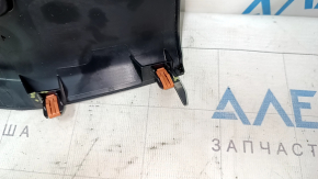 Toyota Venza 21-24 rear center console trim scratches, whitened plastic, broken guide