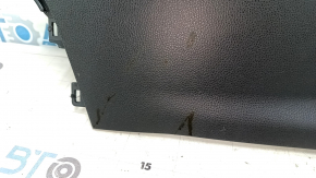 Left side center console trim for Toyota Venza 21-24, black, plastic faded, dry cleanable