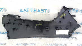 Left side center console trim for Toyota Venza 21-24, black, plastic faded, dry cleanable