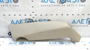 Right side bolster for the 2nd row of seats for the Audi A4 B9 17-19, beige leather