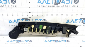 Right side bolster for the 2nd row of seats for the Audi A4 B9 17-19, beige leather