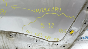 Bare rear left door Jeep Renegade 15-23 silver PSN, made