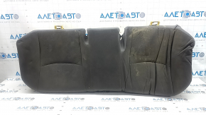 Rear seat cushion, 2nd row, Toyota Prius 30 10-15, gray velour, dry-cleanable, wrinkled