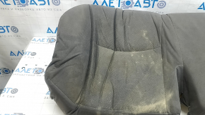 Rear seat cushion, 2nd row, Toyota Prius 30 10-15, gray velour, dry-cleanable, wrinkled
