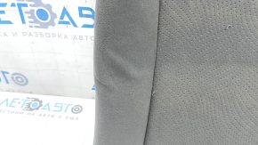 Rear seat back, 2nd row, left, Toyota Prius 30 10-15, gray velour, dry-cleanable, dented