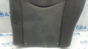 Rear seat back, 2nd row, left, Toyota Prius 30 10-15, gray velour, dry-cleanable, dented