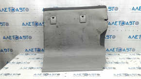 Rear seat backrest, 2nd row, right, Toyota Prius 30 10-15, gray velour, with belt and armrest, needs cleaning, dents