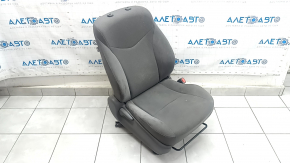 Passenger seat for Toyota Prius 30 12-15 without airbag, mechanical, gray velour, dry-cleanable