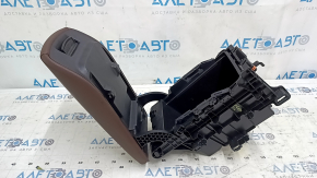 Toyota Venza 21-24 leather armrest, brown, with bracket and housing