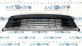 Toyota Prius 30 13-15 front bumper lower grille without fog lights, gloss black, sand, broken fasteners