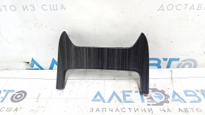Upper center console trim for Toyota Venza 21-24, gray, wood-like, heated