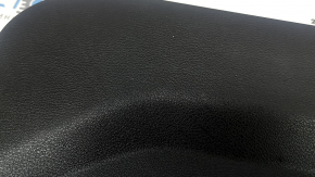 Jeep Renegade 15-23 black tailgate trim with scratches, cracks in fasteners, and abrasions