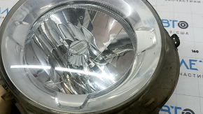 Right front headlight, bare, Jeep Renegade 15-18, pre-rest, halogen, sand