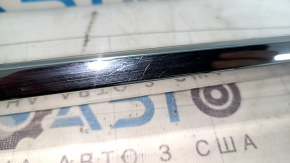 Upper right front bumper molding for Toyota Venza 21-24, chrome, sand, scratches, cracks