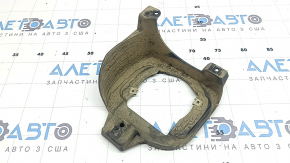 Front left fog light mount for a 1920s Jeep Renegade (pre-restored), dented