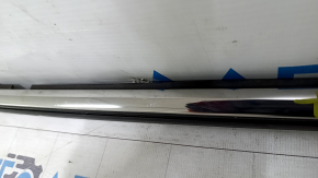Door-glass molding, central rear right, Toyota Venza 21-24, chrome, scratches, bump