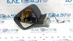 Left side mirror assembly for Jeep Renegade 15-20, 7 pins, turn signal structure, burnt out trim