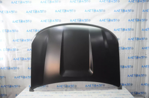The hood of a Ford Explorer 20-23 is bare, aluminum, made in China, and has a dented corner.