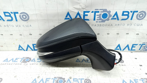 Right side mirror assembly for Toyota Venza 21-24, 12 pins, turn signal, heated, BSM, backlight, graphite, sand, scratches