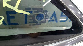 Rear left Toyota Venza 21-24 chrome window, broken guides, scratches, torn seal