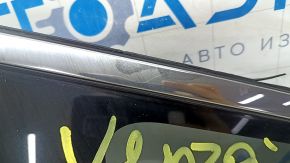 Rear left Toyota Venza 21-24 chrome window, broken guides, scratches, torn seal