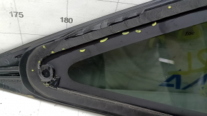 Rear left Toyota Venza 21-24 chrome window, broken guides, scratches, torn seal