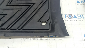 Set of floor mats for Jeep Grand Cherokee WK2 11-22, black rubber, without fasteners