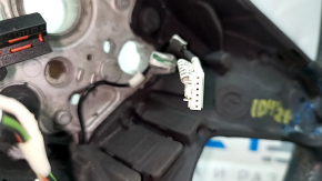 The steering wheel is bare, Volkswagen ID.4 21-22, black leather, heated, without buttons and frame, scratches