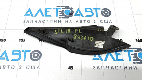 The left windshield wiper seal on an Alfa Romeo Stelvio 18-25 is torn.