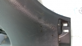 Lower right center pillar trim for Toyota Venza 21-24, black, scratches, whitened plastic, needs cleaning